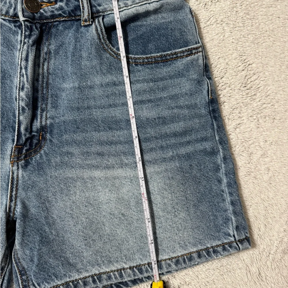GOGO High Waist Blue Denim Shorts - Picture 9 of 9